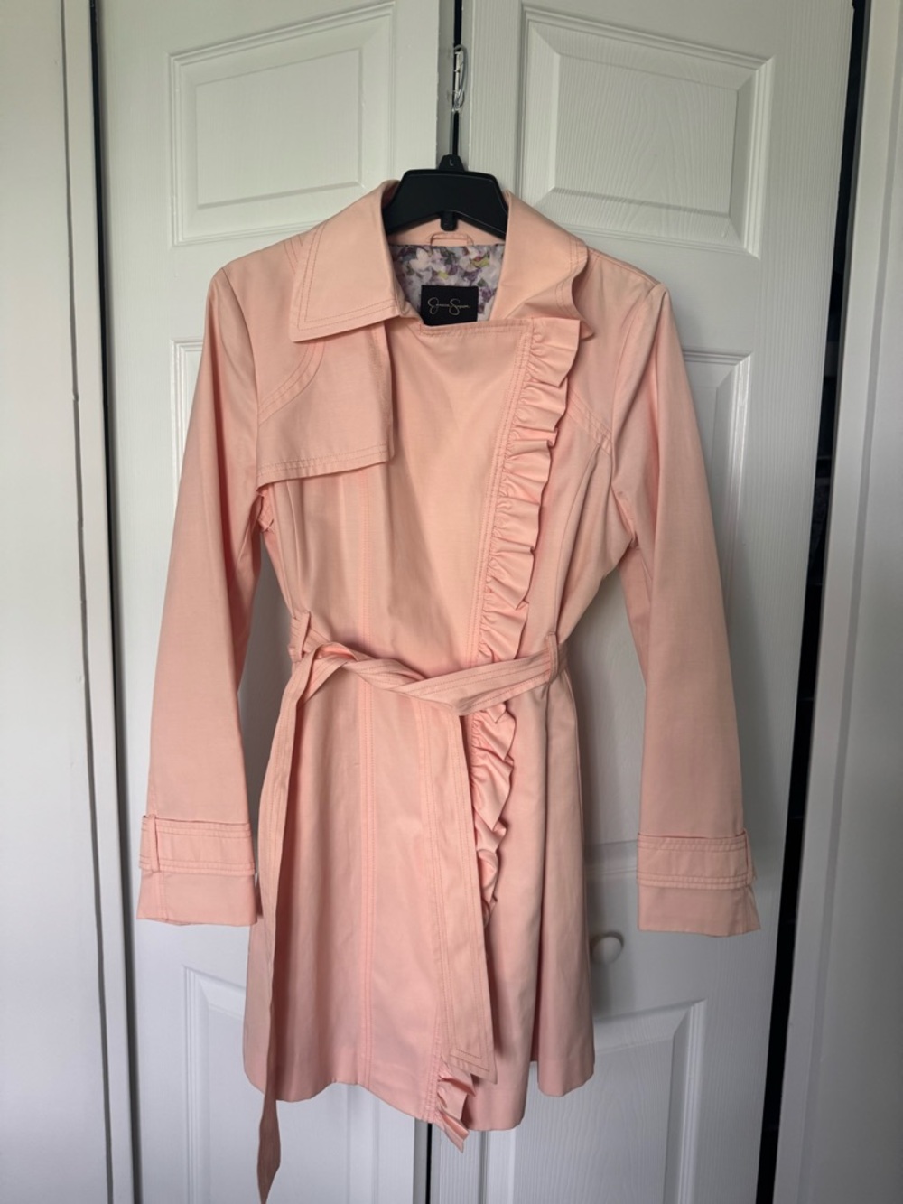 Jessica Simpson Peach Trench
